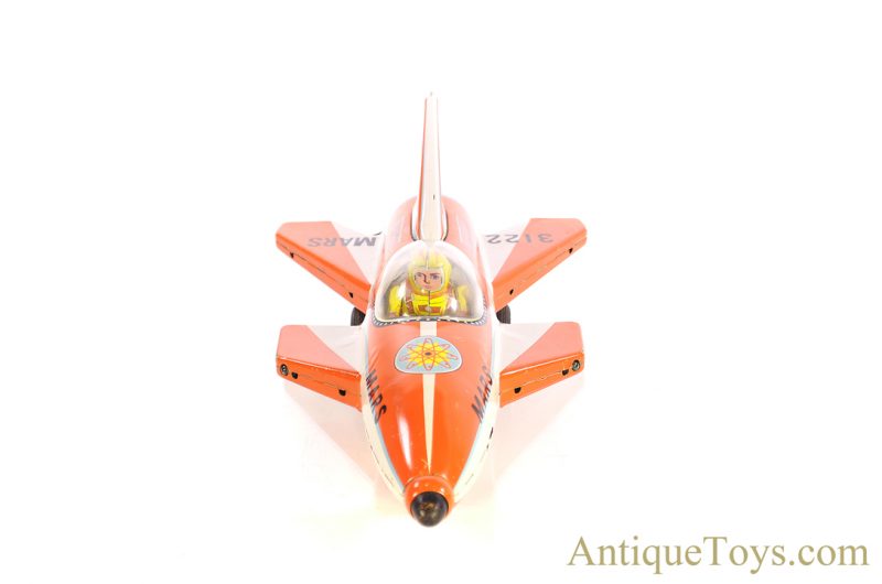 Masudaya Modern Toys (MT) Battery Operated Tin Lithographed “3122 MARS” Space Rocket Ship Japanese <FONT COLOR="ff000 ">*SOLD*</font> - Image 3