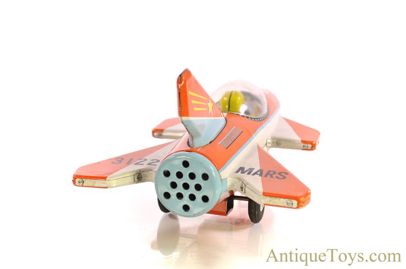 Masudaya Modern Toys (MT) Battery Operated Tin Lithographed “3122 MARS” Space Rocket Ship Japanese <FONT COLOR="ff000 ">*SOLD*</font> - Image 11