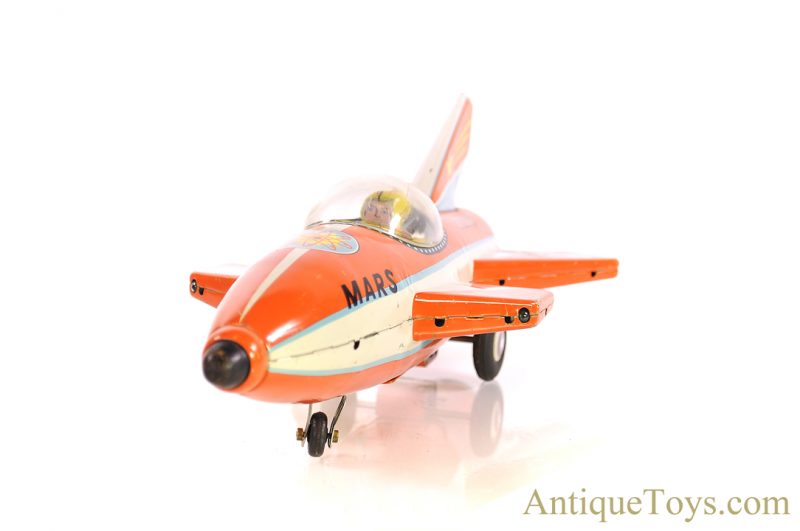 Masudaya Modern Toys (MT) Battery Operated Tin Lithographed “3122 MARS” Space Rocket Ship Japanese <FONT COLOR="ff000 ">*SOLD*</font> - Image 9