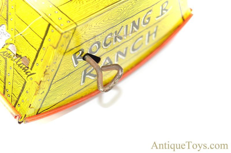 Walt Reach Toys by Courtland Rocking R Ranch Tin Lithographed Windup Teeter Totter Toy for Sale <FONT COLOR="ff000 ">*SOLD*</font> - Image 7