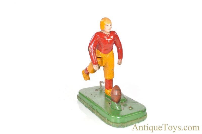 Woolsey Mfg. Co. Mechanical Cast Iron Football Player <FONT COLOR="ff000 ">*SOLD*</font>