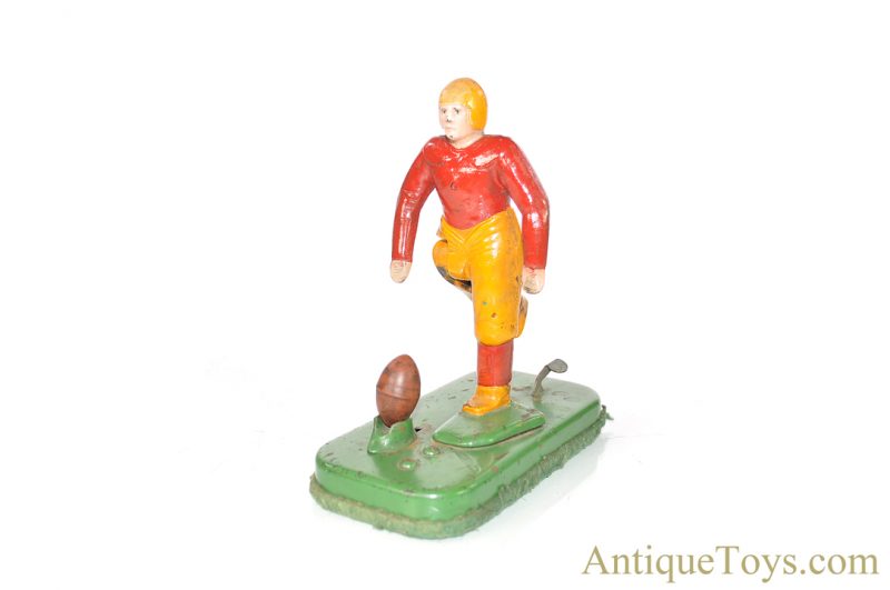 Woolsey Mfg. Co. Mechanical Cast Iron Football Player <FONT COLOR="ff000 ">*SOLD*</font> - Image 3