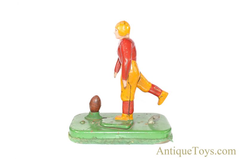 Woolsey Mfg. Co. Mechanical Cast Iron Football Player <FONT COLOR="ff000 ">*SOLD*</font> - Image 4