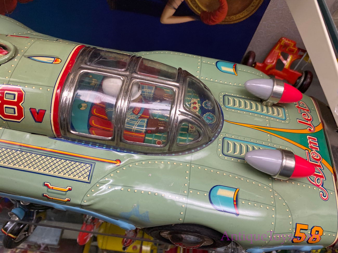 SSK LOT DE 2 Voitures Golden + Silver Jet Racer 25Cm Neuf Boite Japan 1960 Alps EUR 160,00 - FR