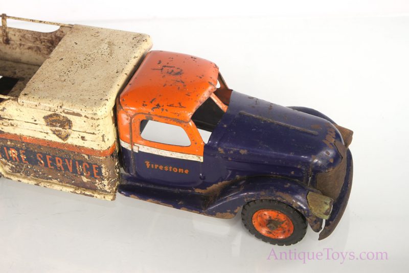 Buddy L Pressed Steel Firestone Tire & Tow Truck <FONT COLOR="ff000 ">*SOLD*</font> - Image 5