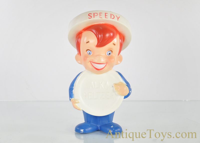 Miles Laboratories, Inc. Speedy Alka-Seltzer Vinyl Advertising Mascot Figure <FONT COLOR="ff000 ">*SOLD*</font>