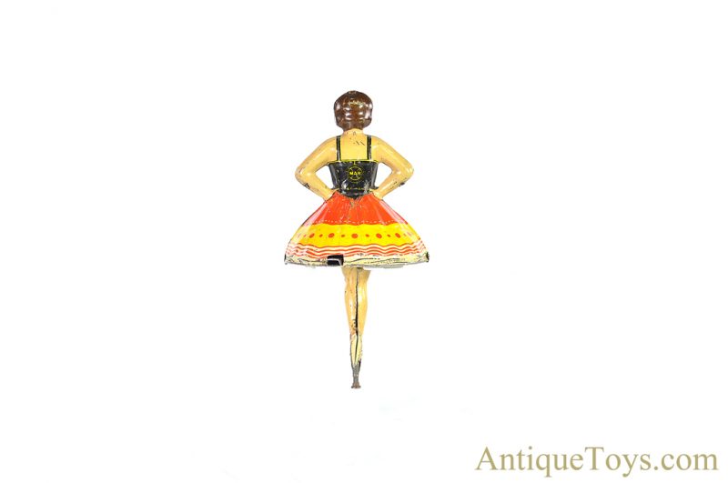 Marx Lithographed Tin Spinning Top “Ballet Dancer” Gyroscopic Ballerina Set <FONT COLOR="ff000 ">*SOLD*</font> - Image 12