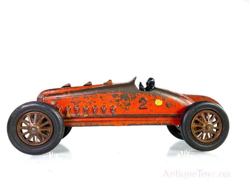 Vindex Cast Iron 11" Race Car #2 <FONT COLOR="ff000 ">*SOLD*</font>