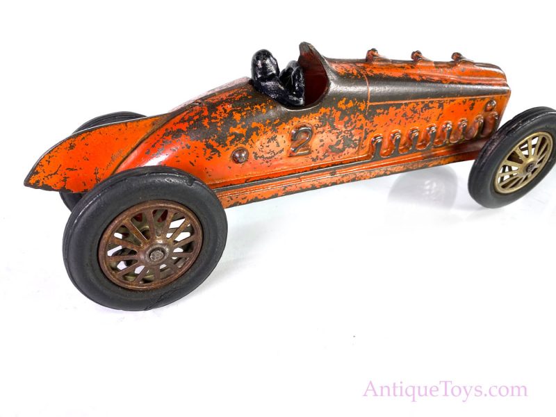 Vindex Cast Iron 11" Race Car #2 <FONT COLOR="ff000 ">*SOLD*</font> - Image 3