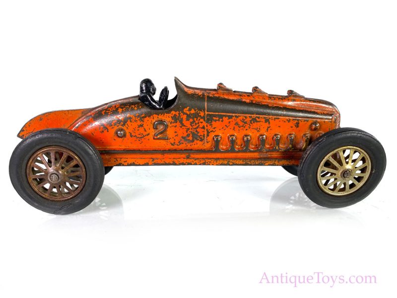 Vindex Cast Iron 11" Race Car #2 <FONT COLOR="ff000 ">*SOLD*</font> - Image 4