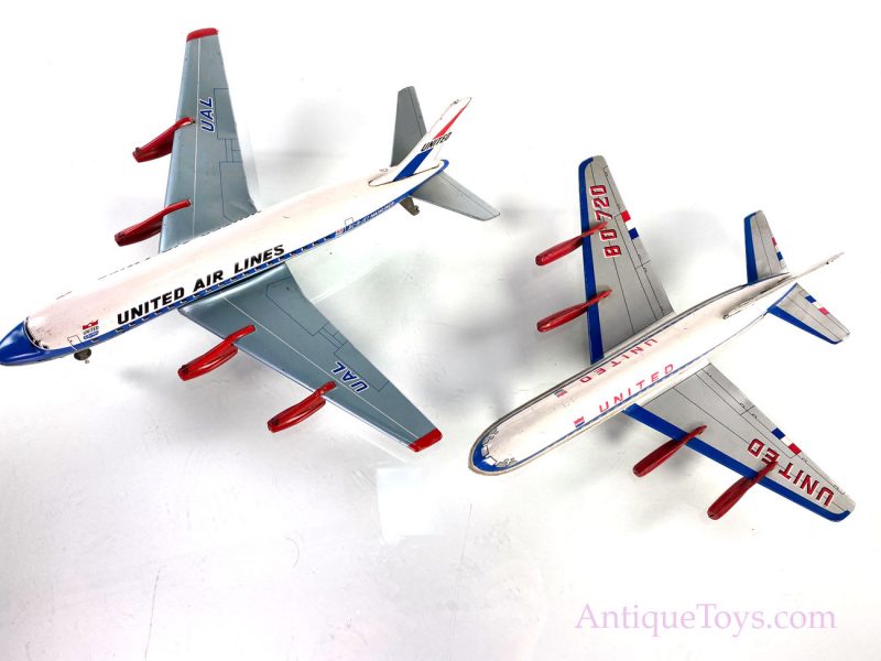 United Airlines Tin Airplane Toys <FONT COLOR="ff000 ">*SOLD*</font>
