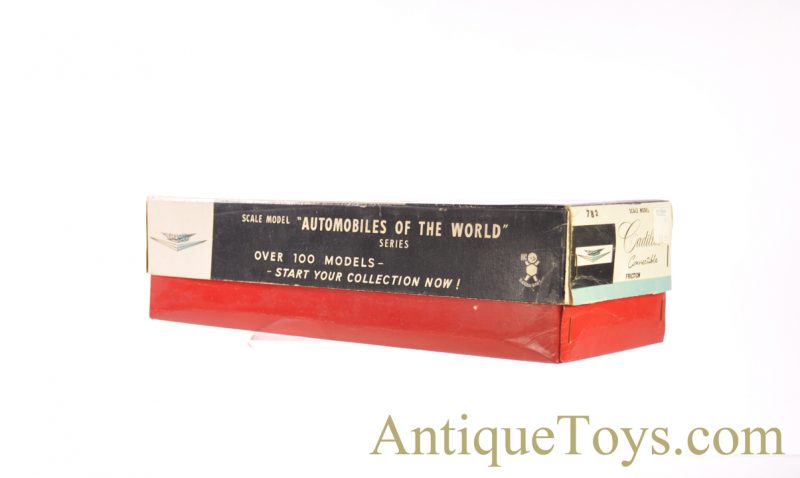 Bandai Cadillac Convertible Automobiles of the World Series #782 Tin Lithographed Friction Japan Scale Model w/Box <FONT COLOR="ff000 ">*SOLD*</font> - Image 13