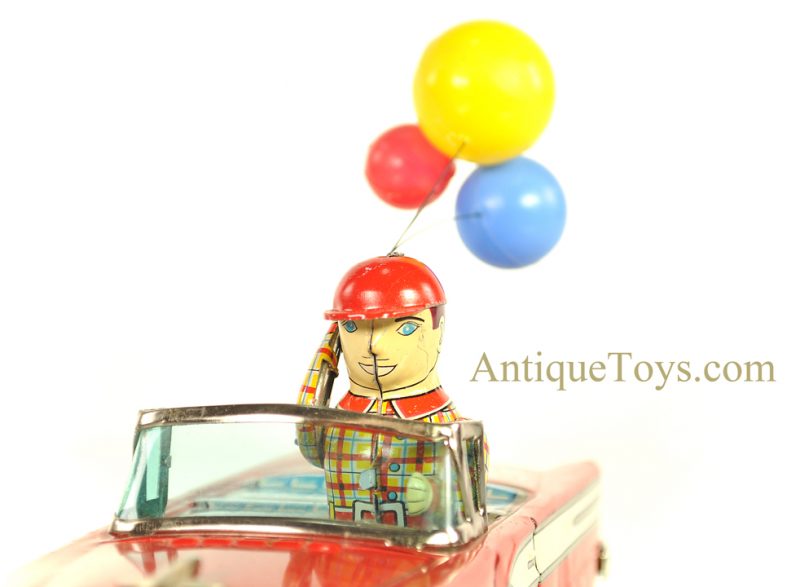 Cragstan's Friction Tin Lithographed "Balloon Car" 1107 Alps Japanese Toy in Box <FONT COLOR="ff000 ">*SOLD*</font> - Image 9