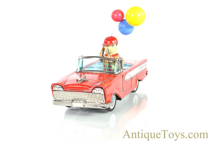 Cragstan's Friction Tin Lithographed "Balloon Car" 1107 Alps Japanese Toy in Box <FONT COLOR="ff000 ">*SOLD*</font> - Image 5