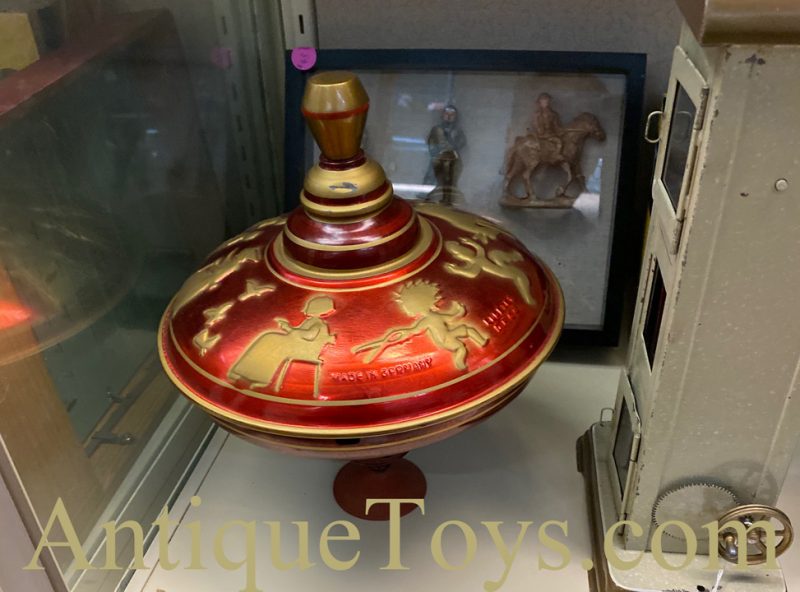 German Tin Lithographed Organ Spinning Top <FONT COLOR="ff000 ">*SOLD*</font>
