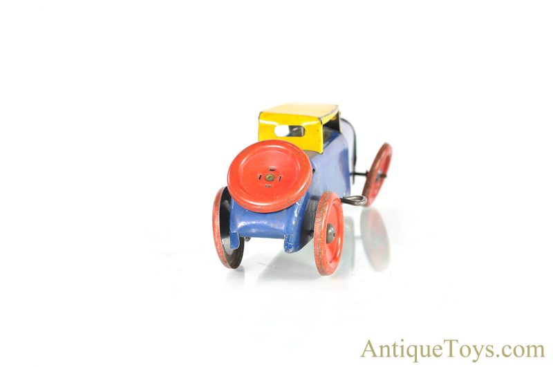 Girard or Strauss Tin Lithographed Windup Racecar Toy Car <FONT COLOR="ff000 ">*SOLD*</font> - Image 7