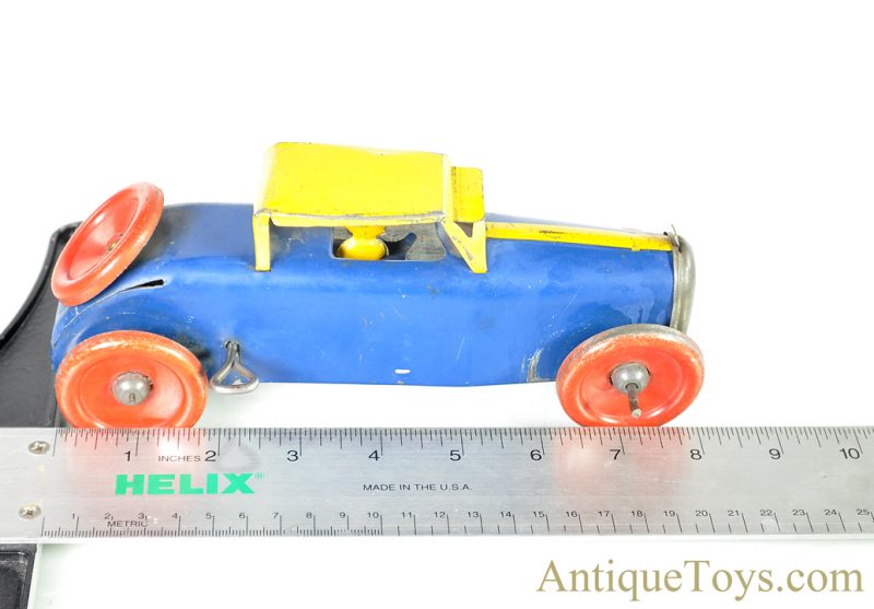 Girard or Strauss Tin Lithographed Windup Racecar Toy Car <FONT COLOR="ff000 ">*SOLD*</font> - Image 8