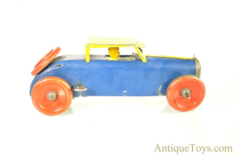 Girard or Strauss Tin Lithographed Windup Racecar Toy Car <FONT COLOR="ff000 ">*SOLD*</font>