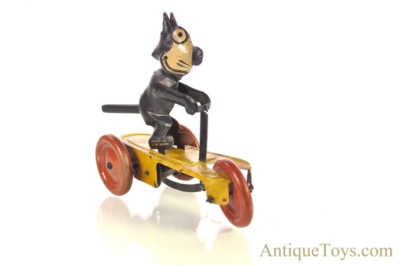 S.G. Gunthermann Tin Lithographed Windup Felix the Cat on Scooter *SOLD - Image 5