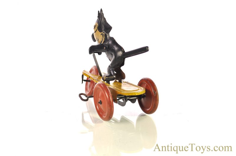 S.G. Gunthermann Tin Lithographed Windup Felix the Cat on Scooter *SOLD - Image 7