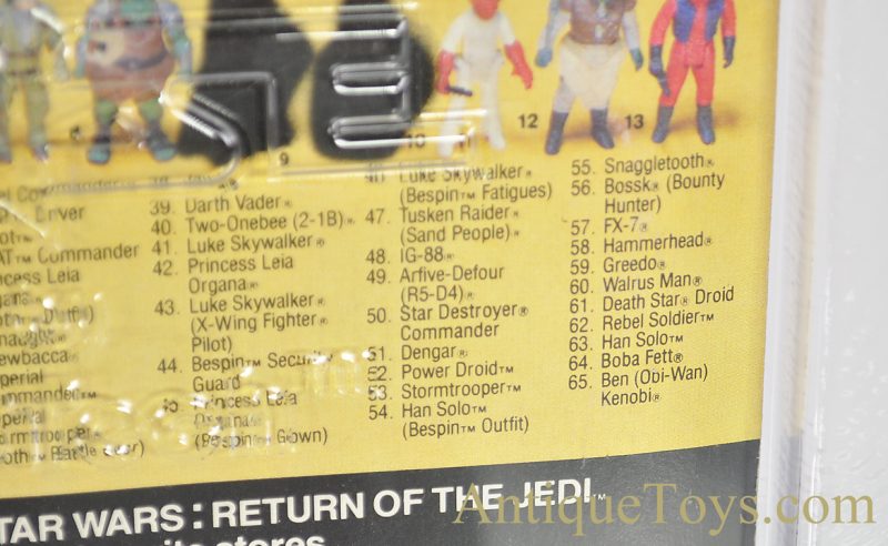 Kenner 1983 Star Wars: Return of the Jedi Pre-Movie Release Klaatu Action Figure No. 70730 Carded in Box <FONT COLOR="ff000 ">*SOLD*</font> - Image 3