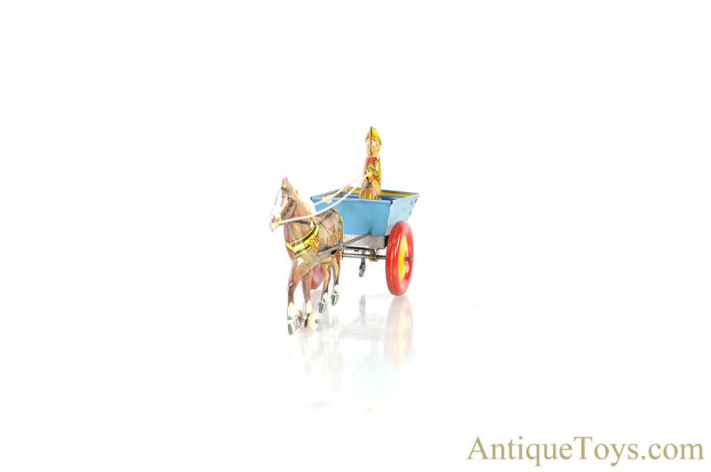 Marx Tin Windup Lithographed "Balky Pony & Cart" with Box <FONT COLOR="ff000 ">*SOLD*</font> - Image 5