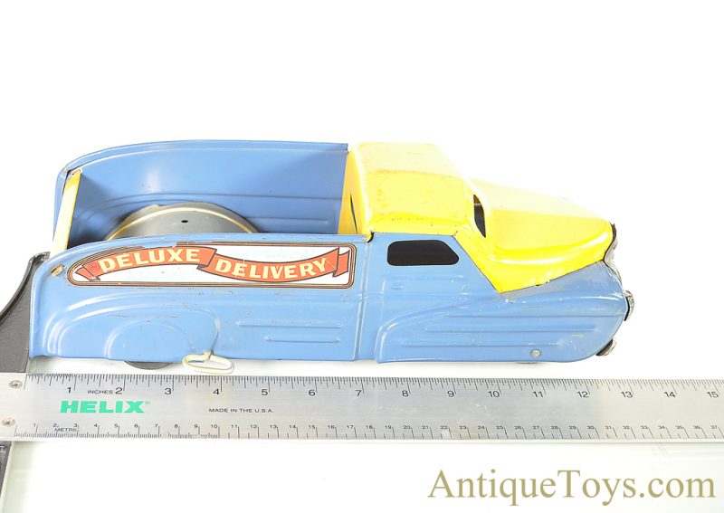 Marx Tin Windup Lithographed Super Deluxe Delivery Service Mechanical Truck with Box <FONT COLOR="ff000 ">*SOLD*</font> - Image 9