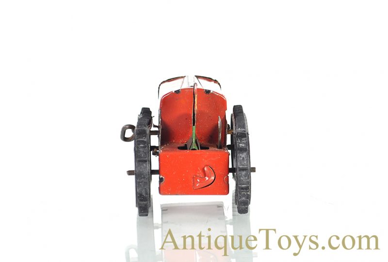 Marx ca. 1950’s Lithographed Tin Clockwork Windup Rubber Tread “Midget Climbing Tractor” with Box <FONT COLOR="ff000 ">*SOLD*</font> - Image 5