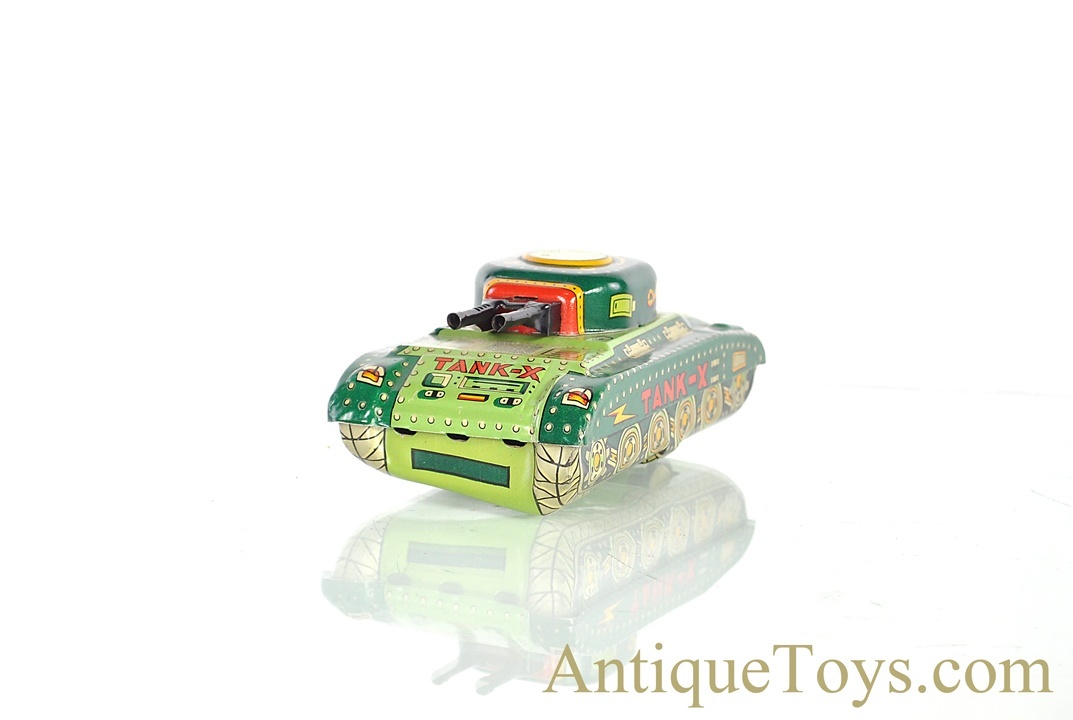 Masudaya Modern Toys (MT) Friction Tin Lithographed “Tank-X