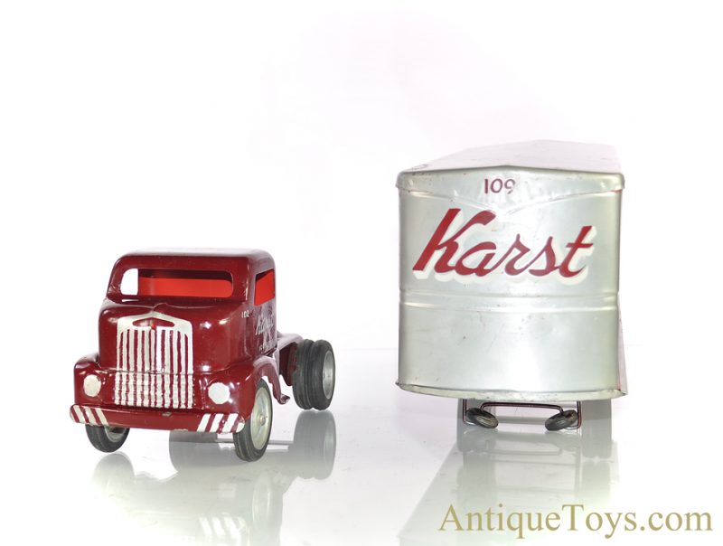 Tonka Custom Karst Freight Lines #109 Semi-Truck w/Trailer <FONT COLOR="ff000 ">*SOLD*</font> - Image 3