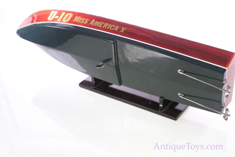 Miss America X Mahogany and Rosewood Race Boat <FONT COLOR="ff000 ">*SOLD*</font> - Image 11