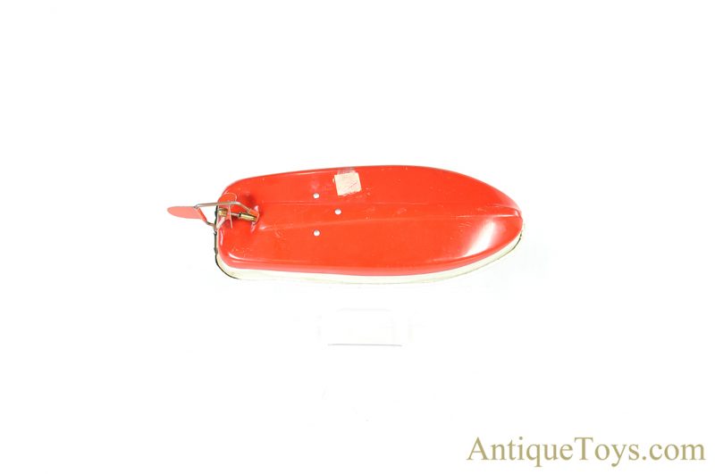 Yonezawa Toys (Y) Tin Lithographed Battery Operated "D-63 Diamond" Speed Boat Japanese Toy Boat <FONT COLOR="ff000 ">*SOLD*</font> - Image 8