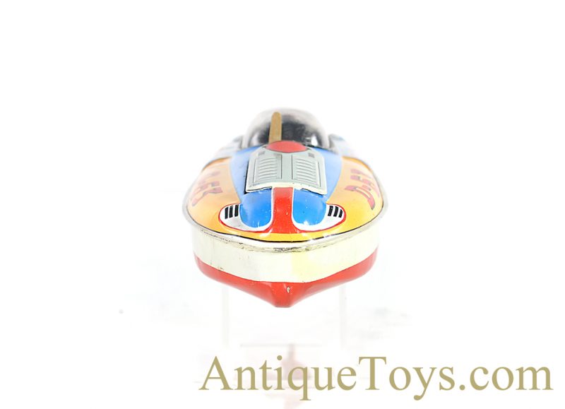 Yonezawa Toys (Y) Tin Lithographed Battery Operated "D-63 Diamond" Speed Boat Japanese Toy Boat <FONT COLOR="ff000 ">*SOLD*</font> - Image 3