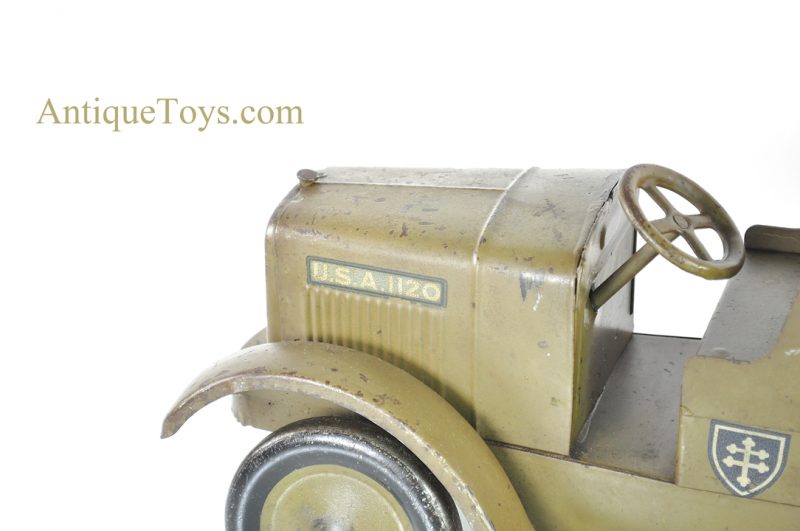 Sonny The Dayton Toy & Specialty Co. Pressed Steel U.S.A. 1120 Anti-Aircraft Truck <FONT COLOR="ff000 ">*SOLD*</font> - Image 7