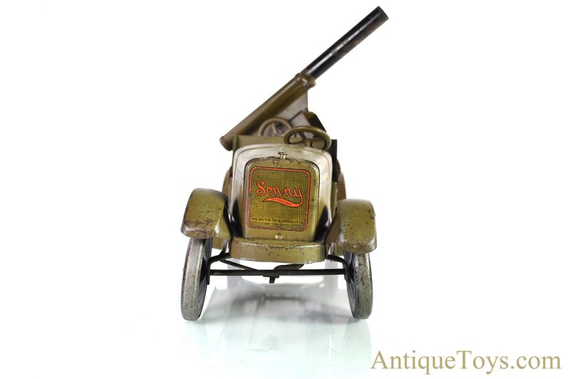 Sonny The Dayton Toy & Specialty Co. Pressed Steel U.S.A. 1120 Anti-Aircraft Truck <FONT COLOR="ff000 ">*SOLD*</font> - Image 3