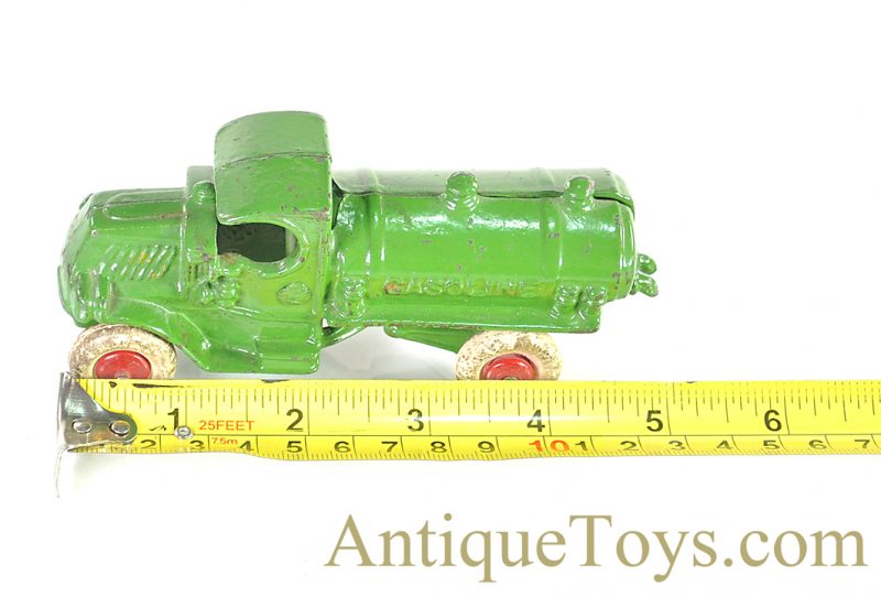 A.C. Williams ca. 1920's Green Cast Iron Gasoline Truck <FONT COLOR="ff000 ">*SOLD*</font> - Image 8
