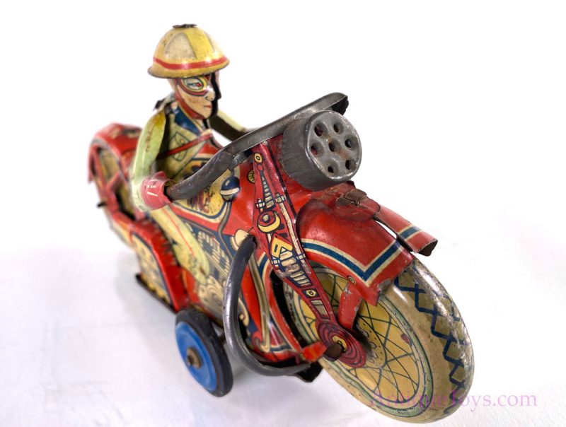 Indian Motorcycle Japanese Tin Toy <FONT COLOR="ff000 ">*SOLD*</font> - Image 9