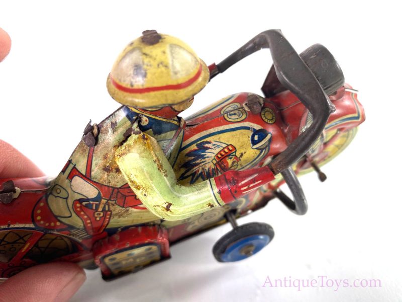 Indian Motorcycle Japanese Tin Toy <FONT COLOR="ff000 ">*SOLD*</font> - Image 6
