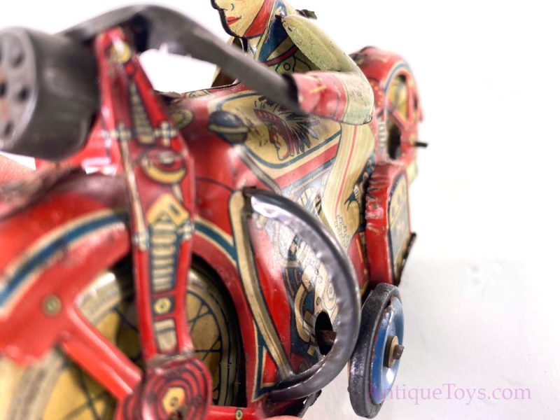 Indian Motorcycle Japanese Tin Toy <FONT COLOR="ff000 ">*SOLD*</font> - Image 4
