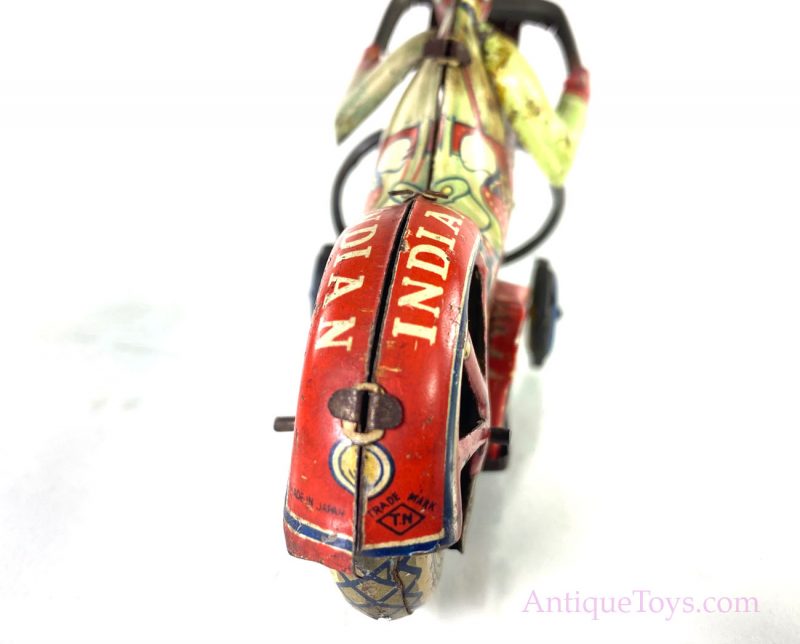 Indian Motorcycle Japanese Tin Toy <FONT COLOR="ff000 ">*SOLD*</font> - Image 2