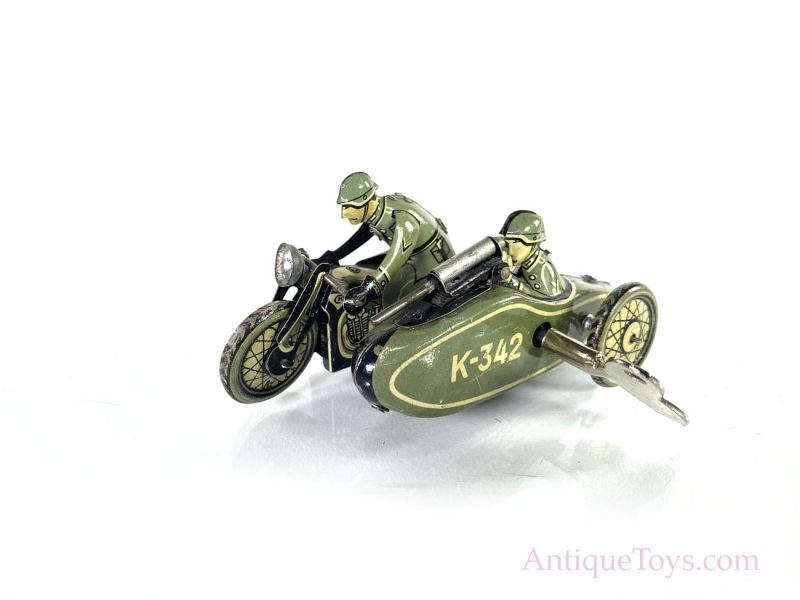Kellerman German Tin Motorcycle Windup For Sale CKO K-342 <FONT COLOR="ff000 ">*SOLD*</font> - Image 9