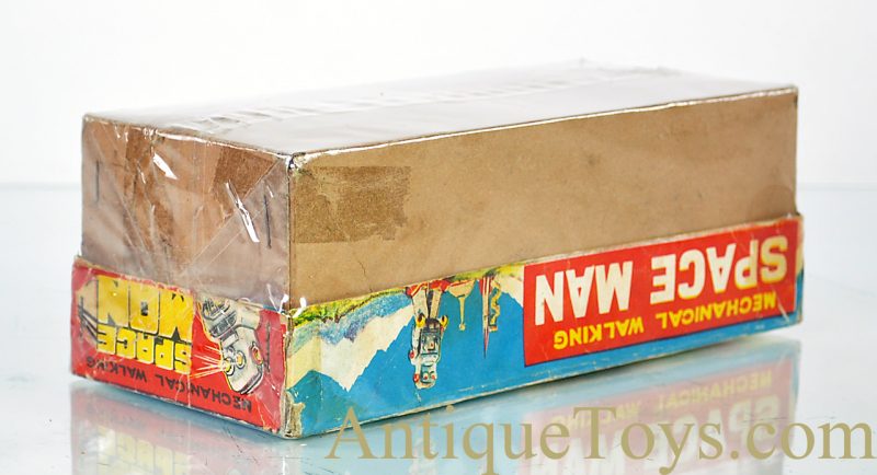 Yoneya Yone S.Y. Tin Lithographed Windup "Mechanical Walking Space Man" Japanese Toy in Box <FONT COLOR="ff000 ">*SOLD*</font> - Image 9