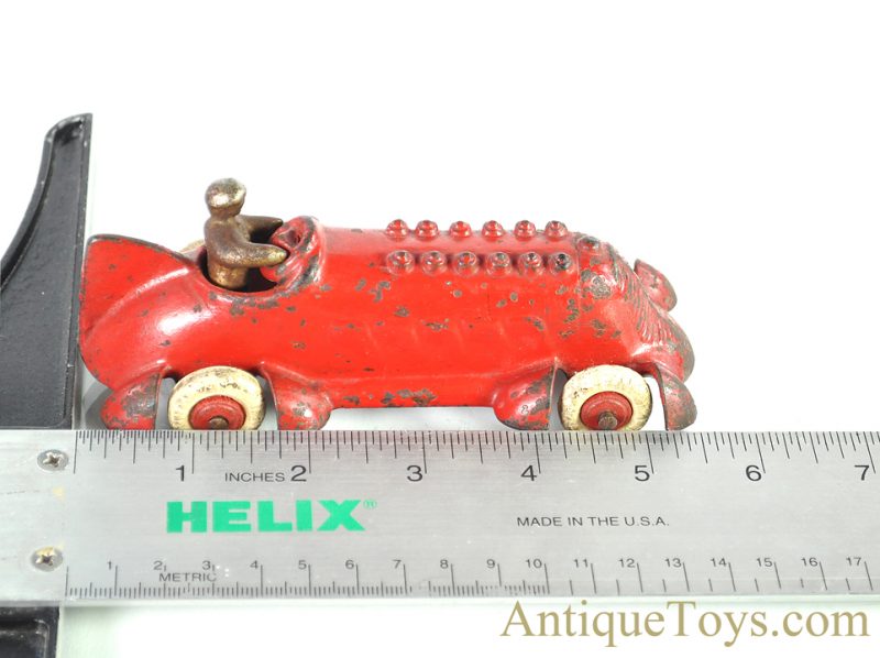 A.C. Williams Co. Ca. 1930’s Red Cast Iron 29-T Racer <FONT COLOR="ff000 ">*SOLD*</font> - Image 8