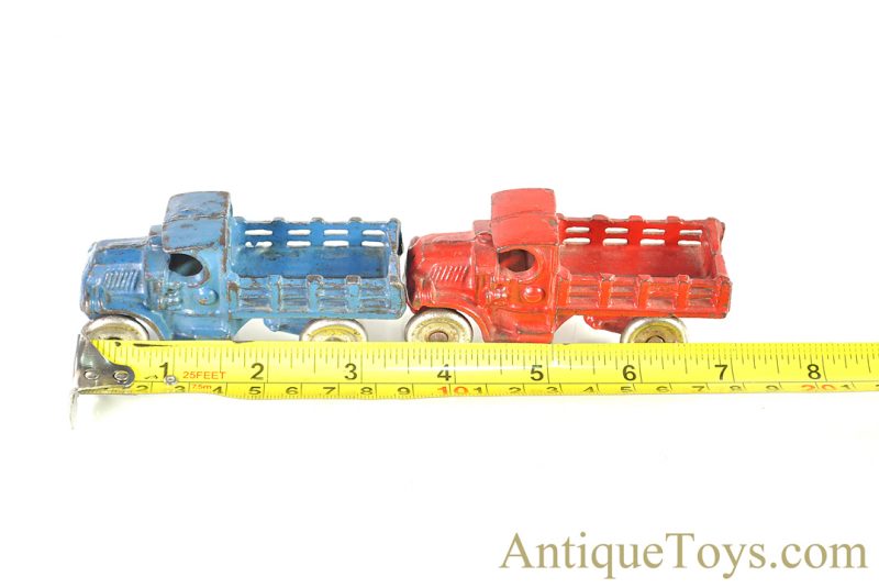 A.C. Williams Cast Iron Stake Truck Set of 2 <FONT COLOR="ff000 ">*SOLD*</font> - Image 12