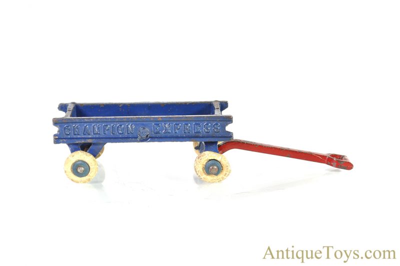 Champion Hardware Co. Blue Cast Iron "Champion Express" Wagon Toy <FONT COLOR="ff000 ">*SOLD*</font>