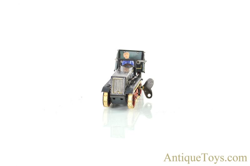 C.K.O Kellerman 365 German Tin Lithographed Windup Crawler Tractor with Wagon <FONT COLOR="ff000 ">*SOLD*</font> - Image 5