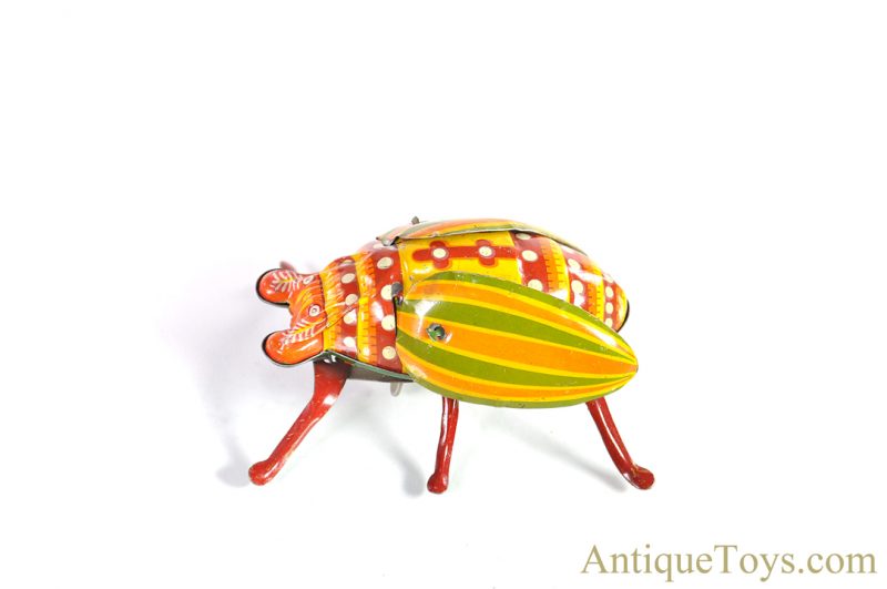Japanese Tin Lithographed Windup Beetle Bug Toy <FONT COLOR="ff000 ">*SOLD*</font>