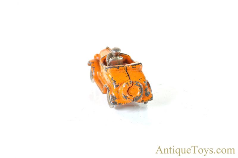 Kilgore Manufacturing Co. Cast Iron Orange Convertible Roadster Car <FONT COLOR="ff000 ">*SOLD*</font> - Image 6