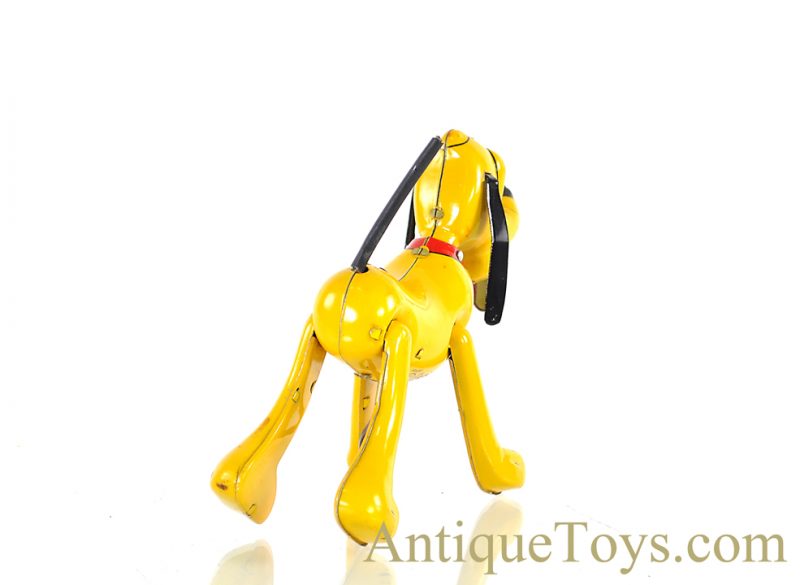 Linemar Marx Tin Lithographed Windup “Mechanical Whirling Tail Pluto” Disney Japanese Toy <FONT COLOR="ff000 ">*SOLD*</font> - Image 7