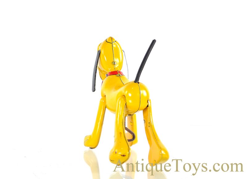 Linemar Marx Tin Lithographed Windup “Mechanical Whirling Tail Pluto” Disney Japanese Toy <FONT COLOR="ff000 ">*SOLD*</font> - Image 6